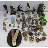 A collection of china model birds to include Karl Ens Volkstedt, Beswick, Gobel and others Location: