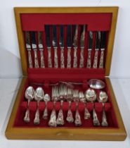 A canteen of kings pattern silver plated cutlery Location: If there is no condition report, please