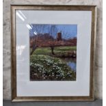 A limited edition Bill Makinson print entitled Windmills of my mind Springtime', with certificate of