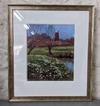 A limited edition Bill Makinson print entitled Windmills of my mind Springtime', with certificate of