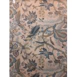 A bolt of late 20th Century Arthur Sanderson fabric having a cream ground with images of