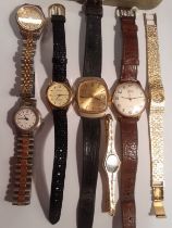 A group of 20th Century watches to include a gents Oris, Sekonda and Talisman Location: If there