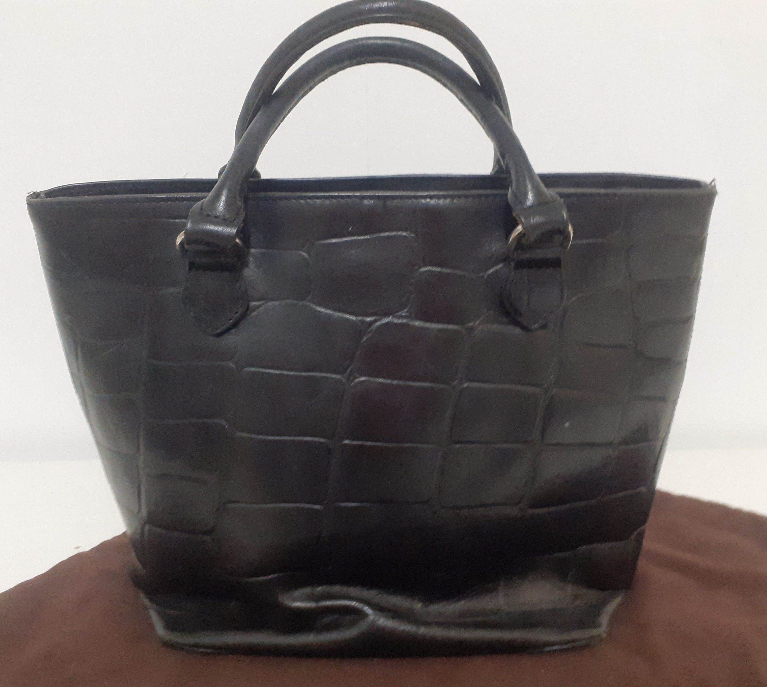 Mulberry- A black 'Helier' leather congo handbag having silver tone hardware, serial number to - Image 10 of 10