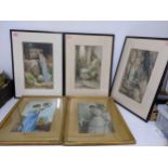 W H Margetson RI, ROI (1861-1940) - a group of five early 20th century prints after the artist, 36cm