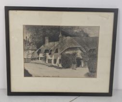 A Noonday Stillness sketch of Berkshire dated 1944, 25cm w x 17.5cm w Location: If there is no
