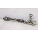 A French silver plated ham bone holder Location: If there is no condition report shown, please