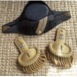A 19th Century Schuelle Pepplerand Jostens Annapolis MD American naval officer's bicorn hat and a