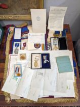 Freemasons and Masonic related items to include ephemera relating to a Mr Douglas Hepsworth