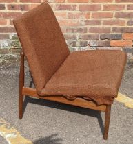 A retro mid 20th century Danish lounge chair Location: If there is no condition report shown, please