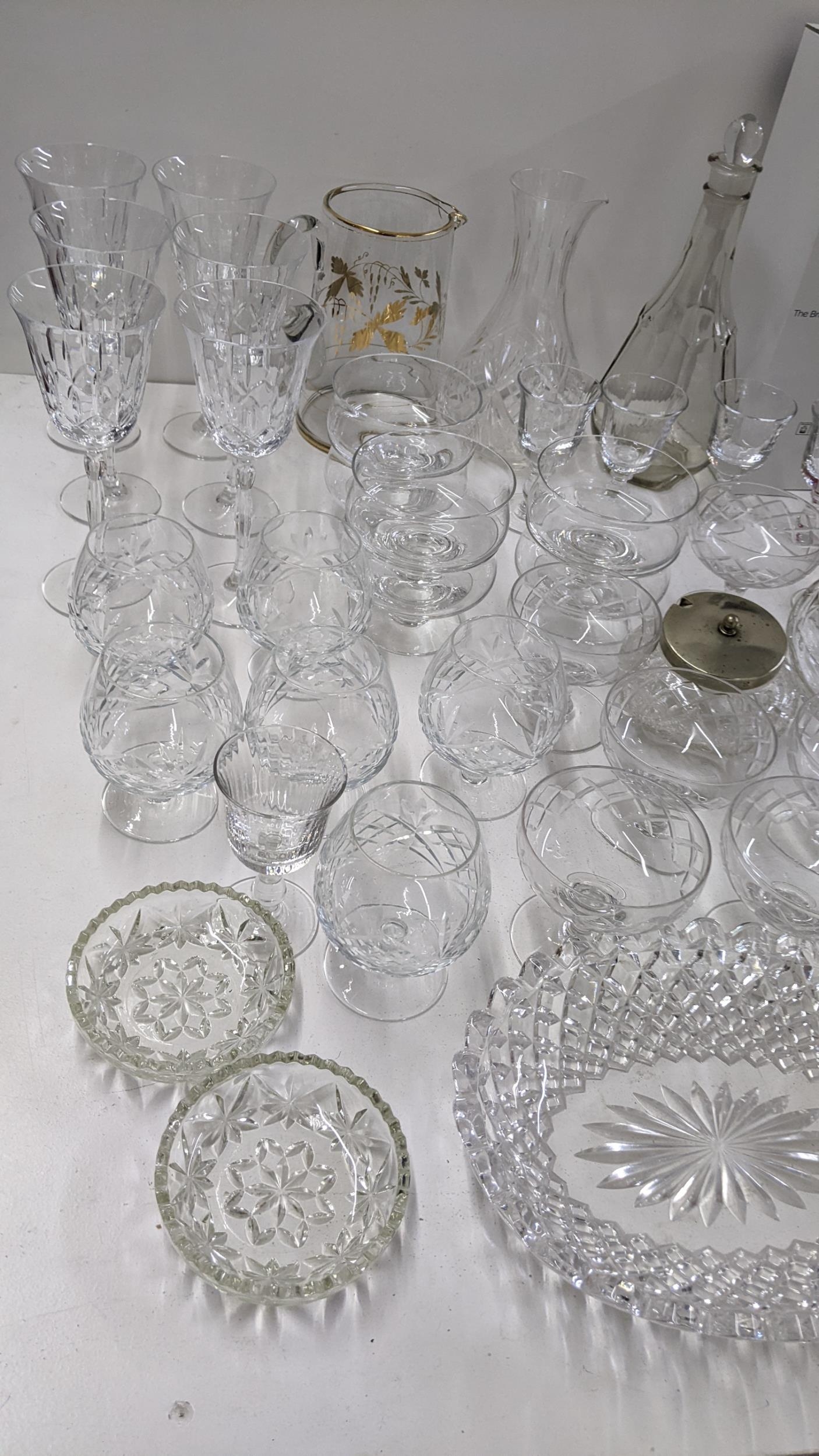 Mixed glassware to include a boxed Dartington crystal decanter and others Location: If there is no - Image 5 of 5