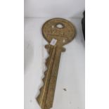 A large ornamental key 78cm h Location: If there is no condition report shown, please request