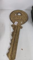 A large ornamental key 78cm h Location: If there is no condition report shown, please request
