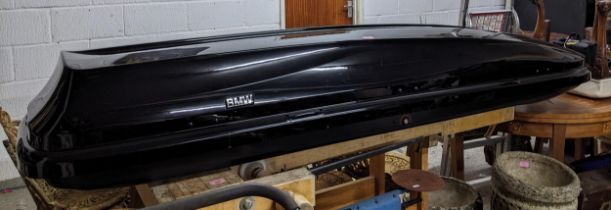 BMW roof box, with roof bars Location: If there is no condition report shown, please request