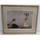 William Russell Flint - Rosa and Marissa print signed in pencil , 44cm x 60cm Location If there is