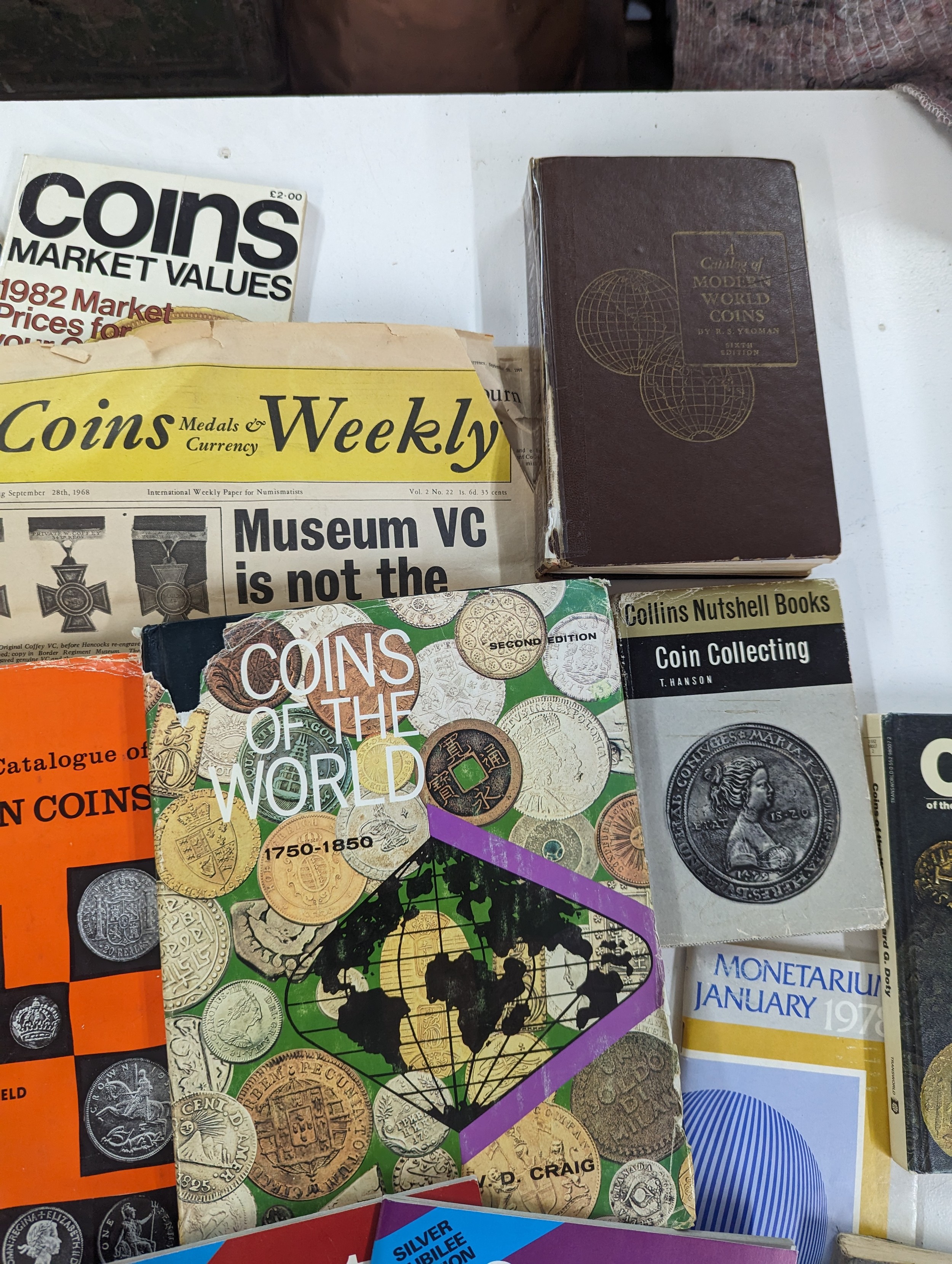 A collection of Numismatic reference books to include, British Tokens, Coins of the World 1750-1850, - Image 5 of 8