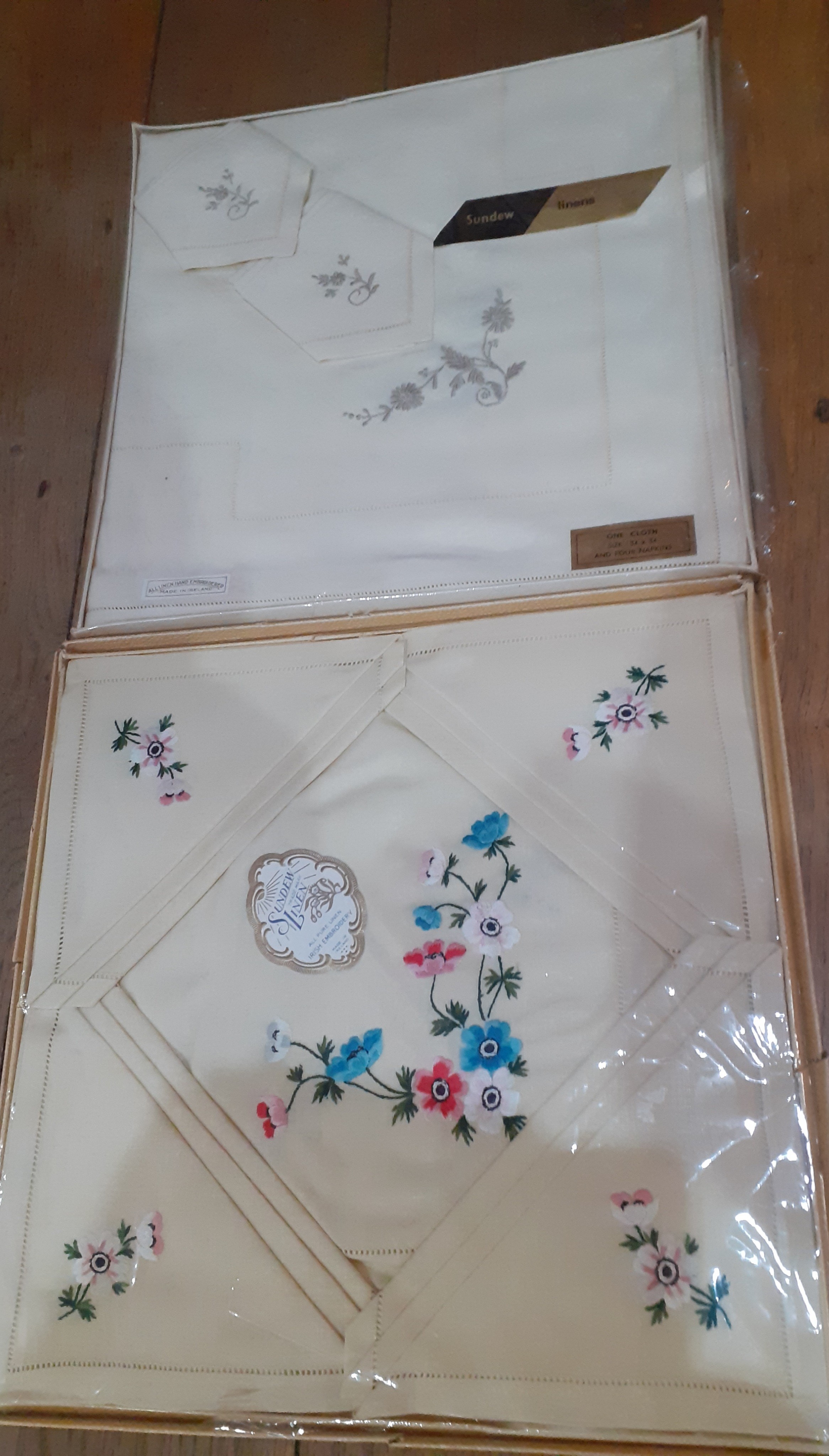 Mixed 1920's-1960's children's clothing, Victorian and later collars, 2 boxed Irish Sundew - Image 6 of 8