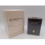 Givenchy and Lanvin-A sealed bottle of Givenchy (no additional information to packaging) together