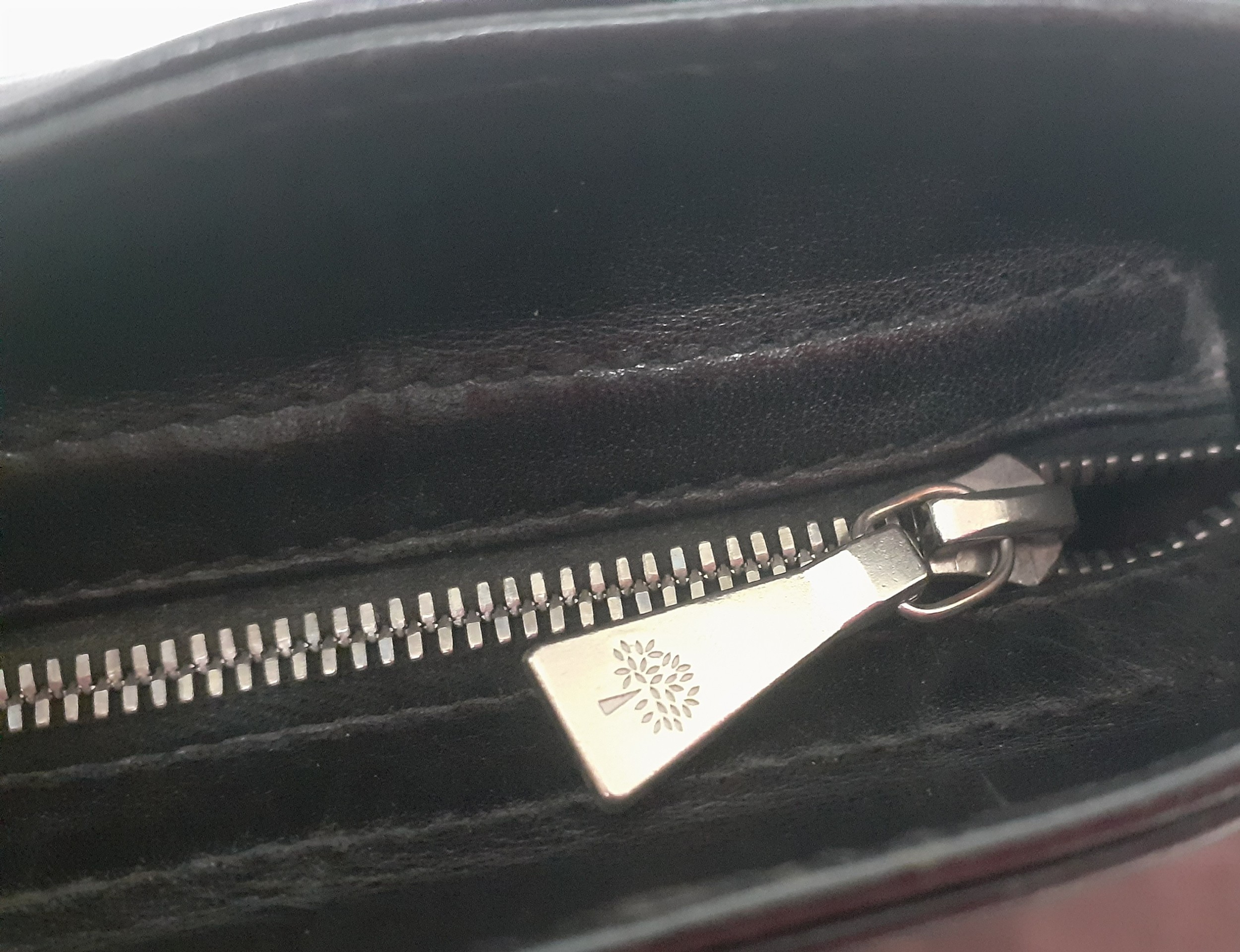 Mulberry- A black 'Helier' leather congo handbag having silver tone hardware, serial number to - Image 5 of 10