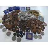 British Coins - A collection of mostly mid/late 20th Century coinage to include, Halfcrowns,