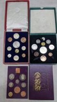 Three boxed coin sets to include a 1951 Festival of Britain set Location: If there is no condition