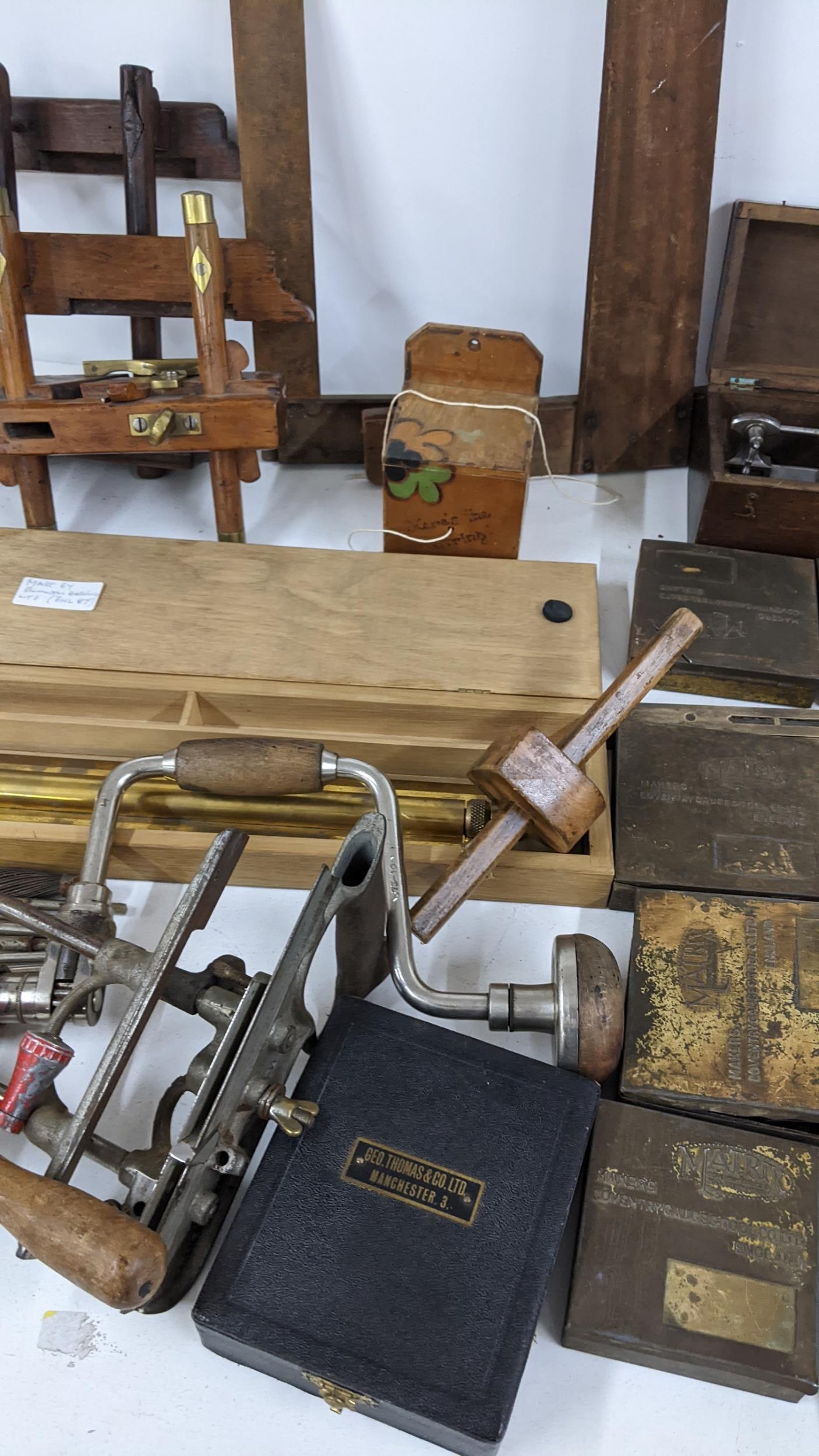 Mixed tools to include levels, boxed matrix gauges, Moseley & Son plane and other items Location: If - Bild 3 aus 5