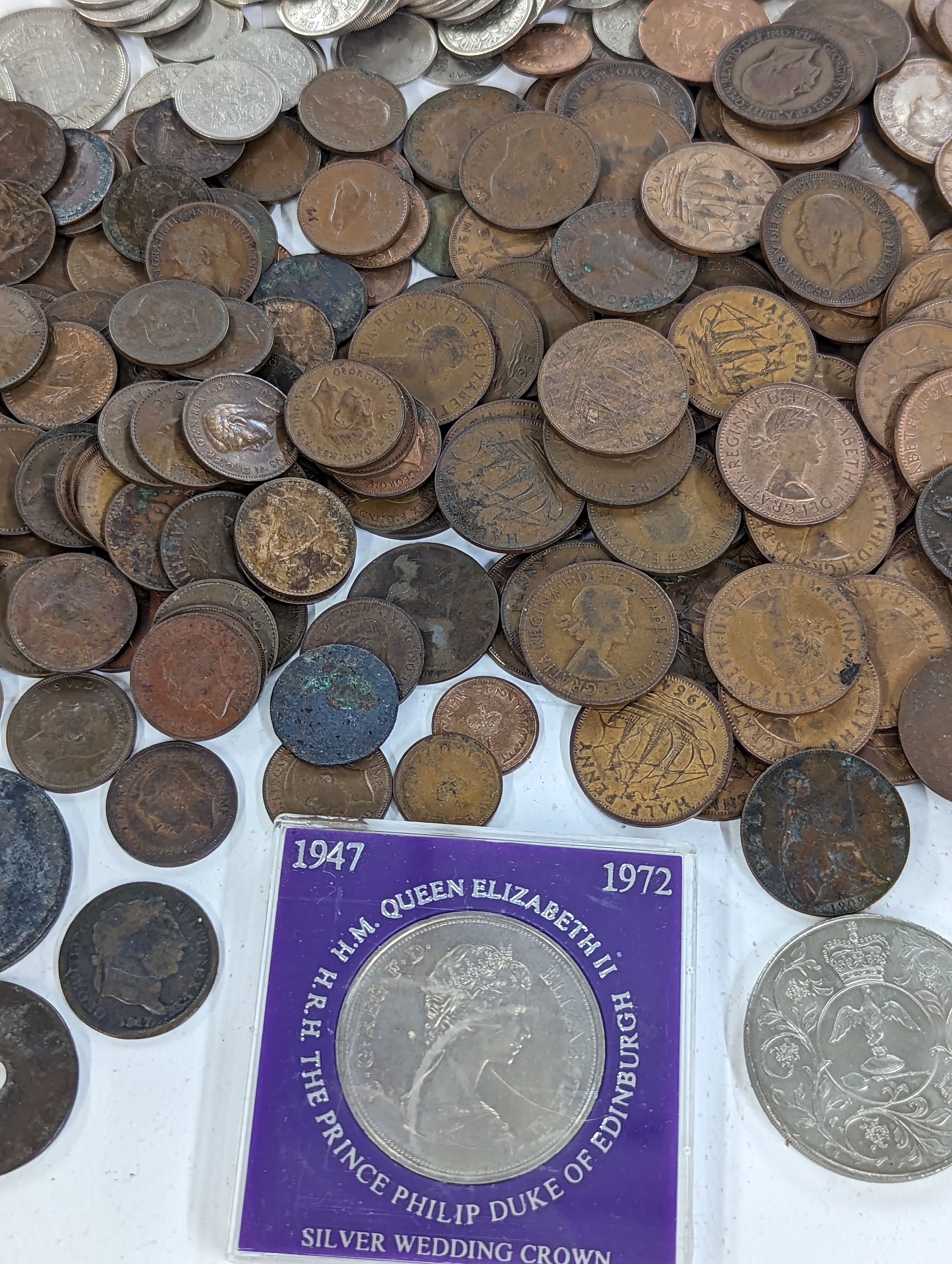 British Coins - A collection of mostly mid/late 20th Century coinage to include, Halfcrowns, - Image 8 of 10