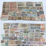 World Banknotes - A large collection of early - late 20th Century Banknotes to include, George V