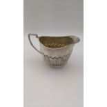 A silver milk jug, 116.5g Location: If there is no condition report shown, please request