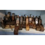 A collection of woodworking planes to include a Sorby, W. Greenslade, C. Widman and others Location: