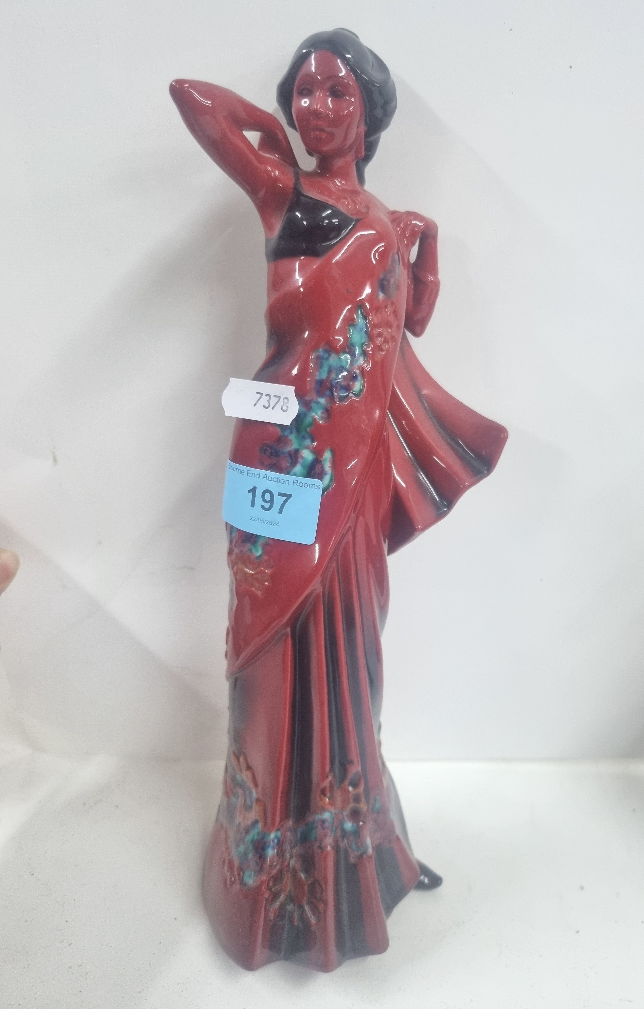 Three Royal Doulton figures to include 'The Geisha' 'Fumbe' Eastern Grace & Pragon Location: If - Image 3 of 6