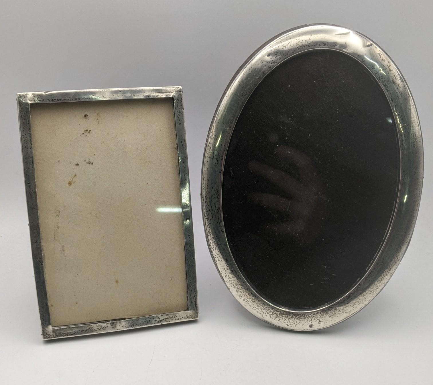 An assortment of silver photograph frames to include one embossed with a classical lady, 8.5cm in - Image 2 of 4