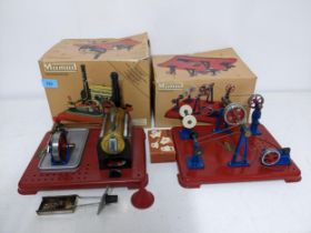 A boxed Mamod Steam Engine SP4, and a boxed Mamod workshop WSI Location: If there is no condition