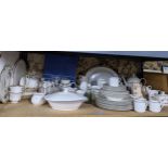 A mixed lot of ceramics to include a Royal Doulton Platinum concord part dinner service, Richmond