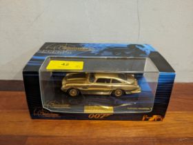 A Minichamps model number 436 137261 1:43 scale limited edition James Bond Aston Martin DB5 in the