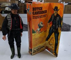 A Marx Toys No.7402 Butch Cavendish Action Figure with opened original box Location: If there is