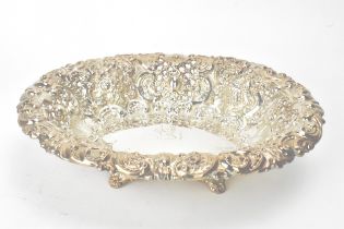 An Edwardian silver centre bowl, by Horace Woodward & Co Ltd, hallmarked London 1902, engraved to