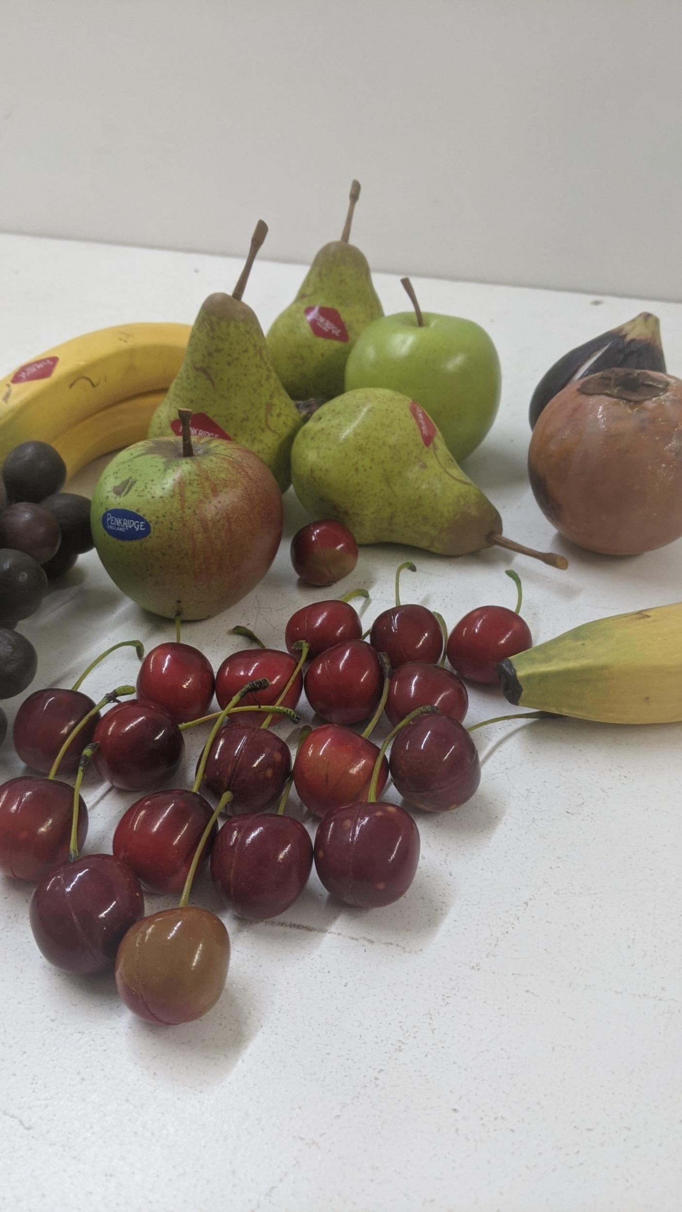 A collection of Penkridge model fruit to include three pears, bananas and an apple together with - Image 2 of 7