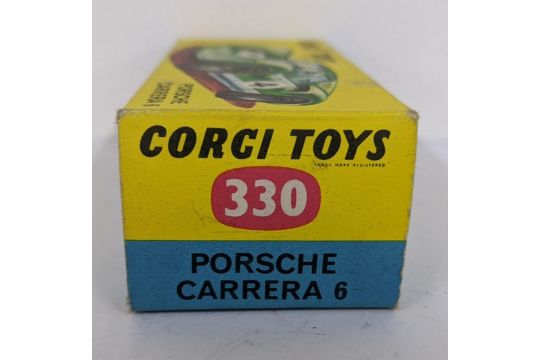 Corgi Toys 330 - Porsche Carrera 6 with an opening rear, a detailed engine, racing hubs and tyres, - Image 13 of 15