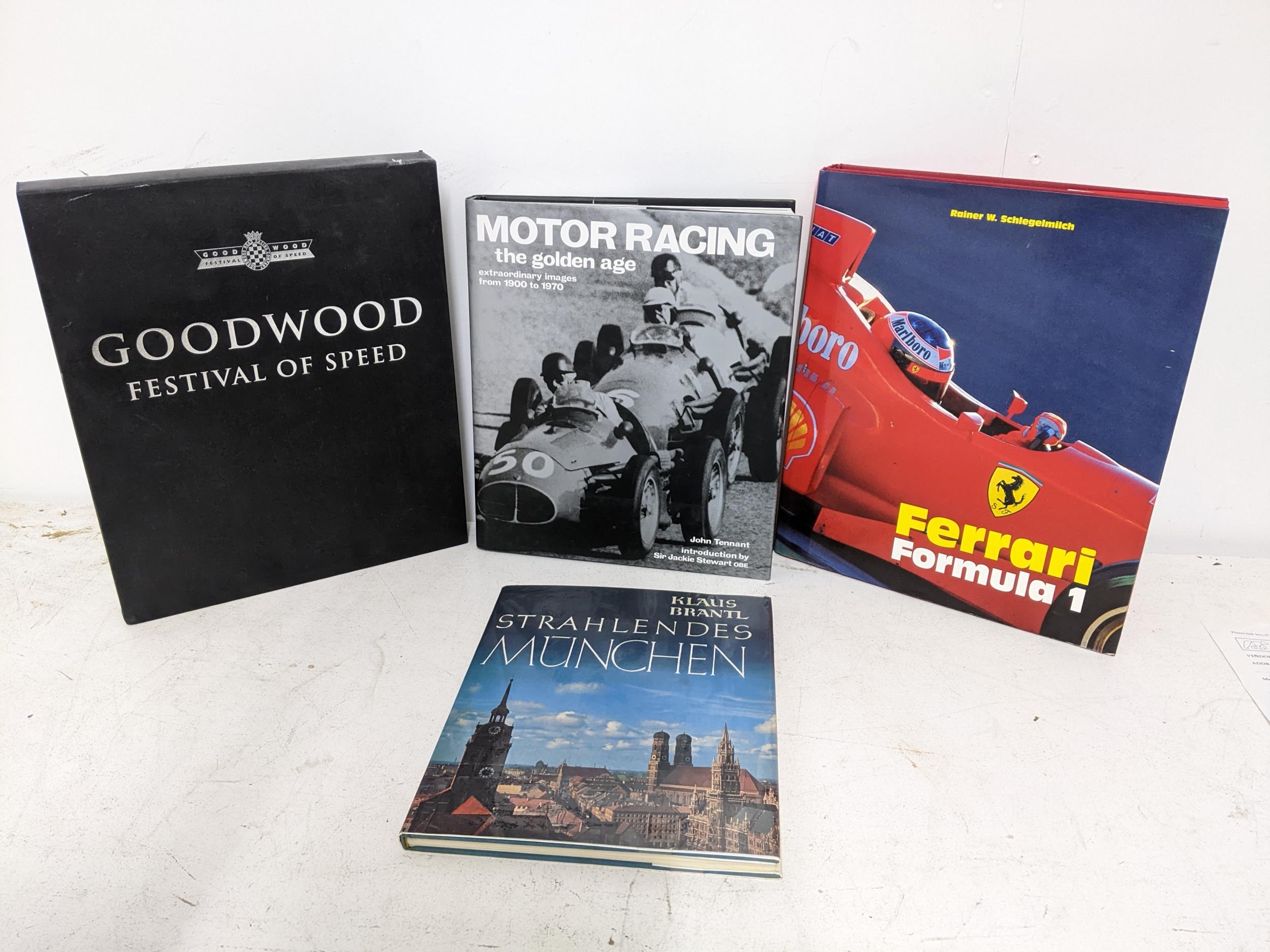 Motor Racing Interest - Books - Four books from the personal library collection of Stirling Moss,