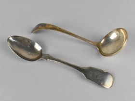 A 19th Century Scottish Provincial Silver Teaspoon by George Booth, Aberdeen (1800-1825) together