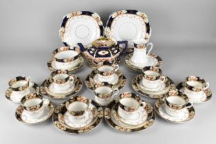 An Early/Mid 20th Century 'Heirloom' Type Pattern Tea Set together with an Arthur Woods Imari Teapot
