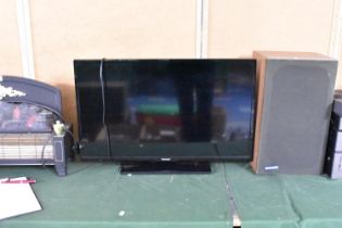 A Panasonic Television Complete with Remote