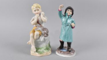 Two Royal Worcester Figures Modelled by F.G Doughty, June and February