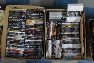 Two Boxes of Various Mainstream DVDs Etc