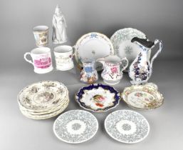 A Collection of Various 19th and 20th Century China to comprise a Parian Study of Queen Victoria (