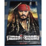 A Large Pirates of the Caribbean Cinema Poster