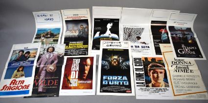 A Collection of 13 Original Italian Cinema Posters