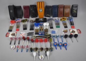 A Collection of Various Vintage and Later Darts Etc