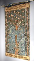 A French Wall Hanging Tapestry by Goblys After the Woodpecker Tapestry Designed by William Morris