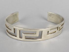 A Sterling Silver Gucci Style Bangle